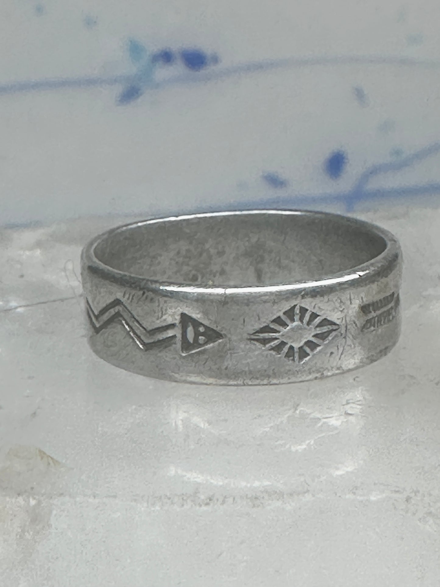 Bell trading Co ring size 6.75 crossed arrows band southwestern sterling silver women
