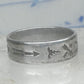 Bell trading Co ring size 6.75 crossed arrows band southwestern sterling silver women