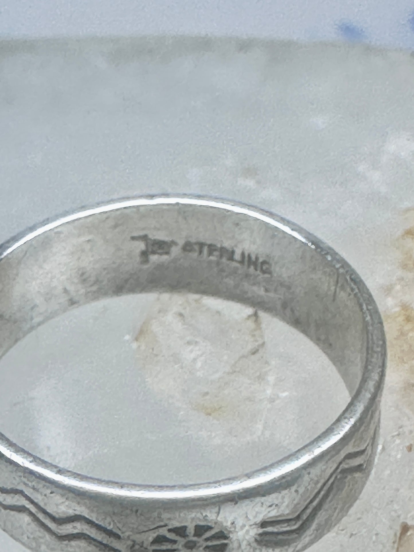 Bell trading Co ring size 6.75 crossed arrows band southwestern sterling silver women