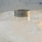 Road Runner ring cactus Bell Co Navajo artists band ring size 5.5 Sterling silver women