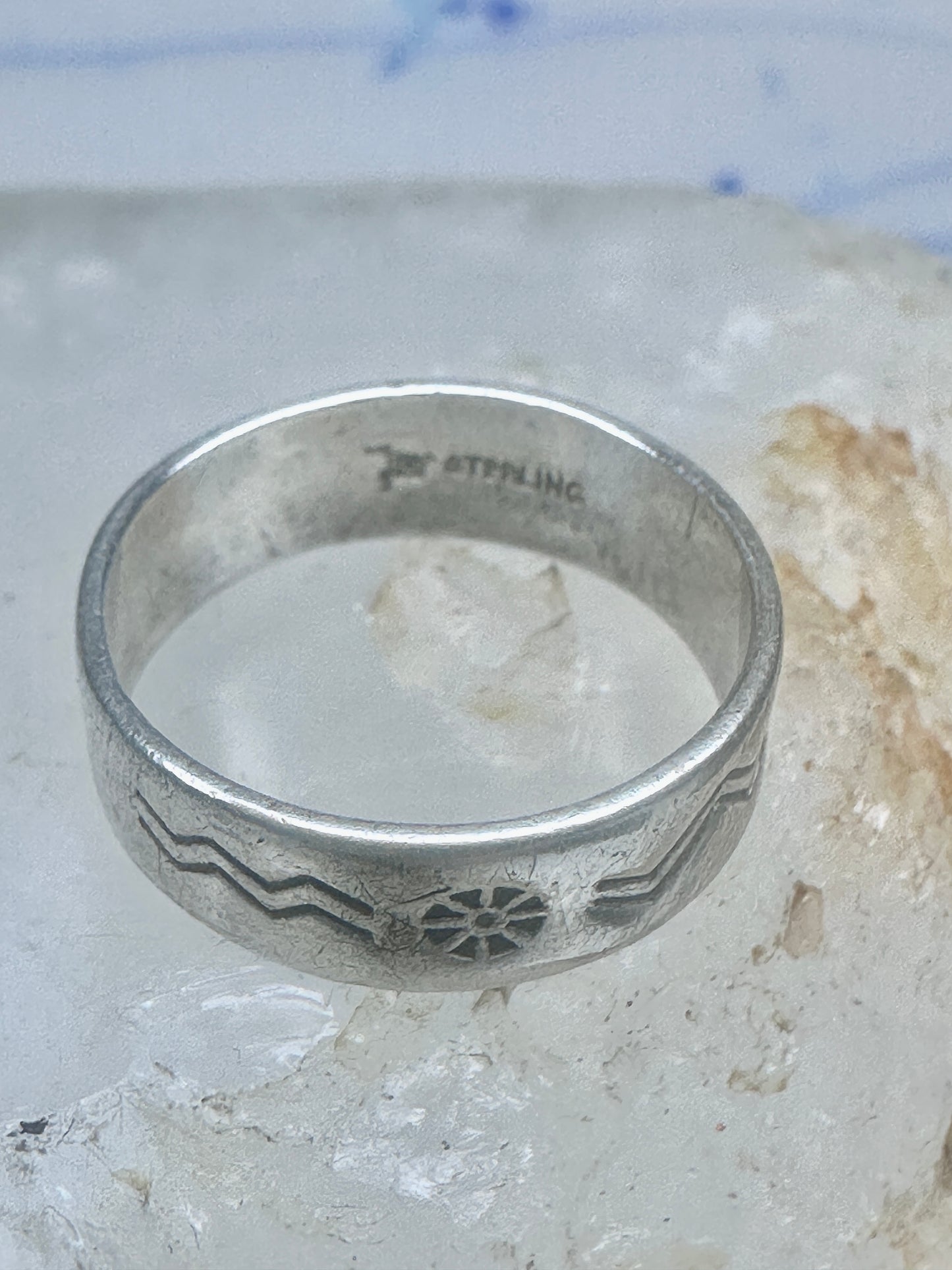 Bell trading Co ring size 6.75 crossed arrows band southwestern sterling silver women
