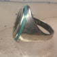 Eagle ring Navajo turquoise ring sterling silver size 13.50 women men