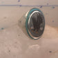 Eagle ring Navajo turquoise ring sterling silver size 13.50 women men