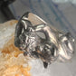 Cat Ring with ball of yarn band size 5 women girls