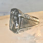 Horse ring Horseshoe band southwest cowgirl band ring size 7 Sterling silver women men