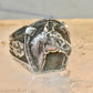 Horse ring Horseshoe band southwest cowgirl band ring size 7 Sterling silver women men