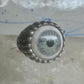 Glass Eye ring brutalist band size 10 sterling silver women men