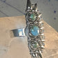 Long turquoise ring southwest size 7 Sterling silver women