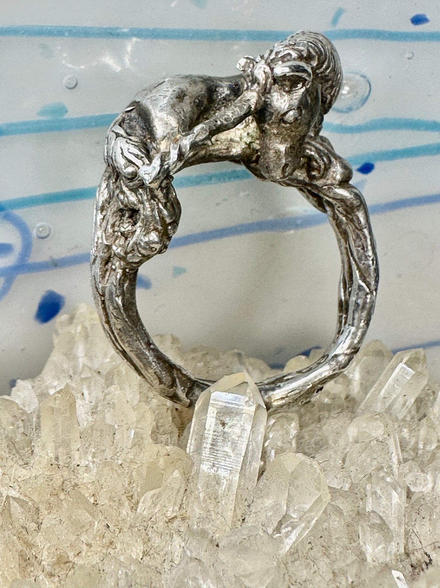 Unicorn ring James Yesberger band size 6.50 sterling silver women girls