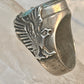 Eagle ring Navajo turquoise size 8.25 Sterling silver women men