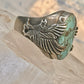 Eagle ring Navajo turquoise size 8.25 Sterling silver women men