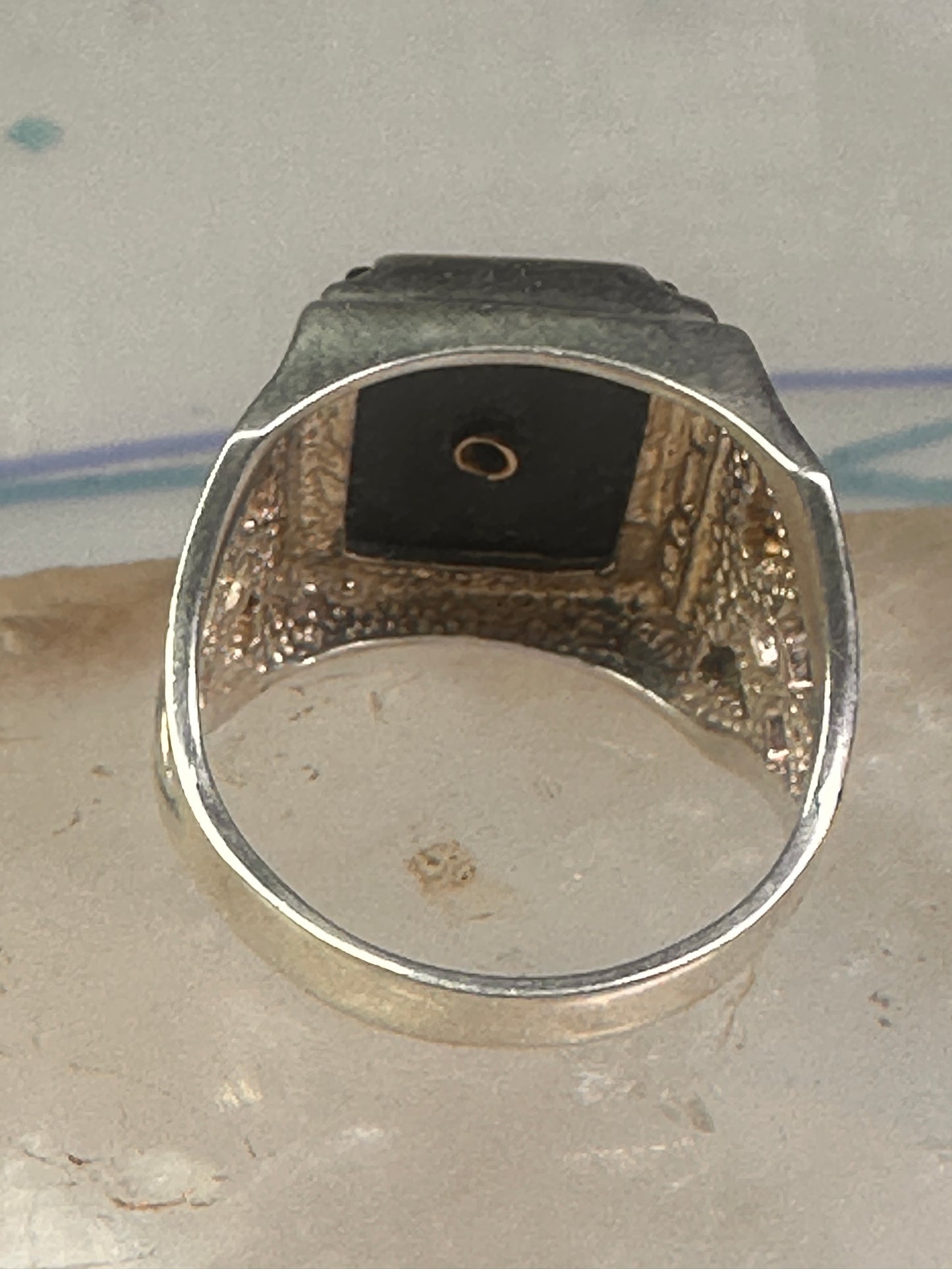 Black Hills Gold Ring wolf leaves size 10 sterling silver women men