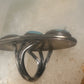 Long turquoise ring Navajo Size 5.5 sterling silver women