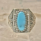 Phoenix ring Navajo turquoise mudman sun size 10 Sterling silver women men