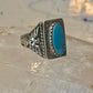 Phoenix ring Navajo turquoise mudman sun size 10 Sterling silver women men