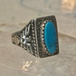 Phoenix ring Navajo turquoise mudman sun size 10 Sterling silver women men