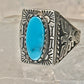Phoenix ring Navajo turquoise mudman sun size 10 Sterling silver women men