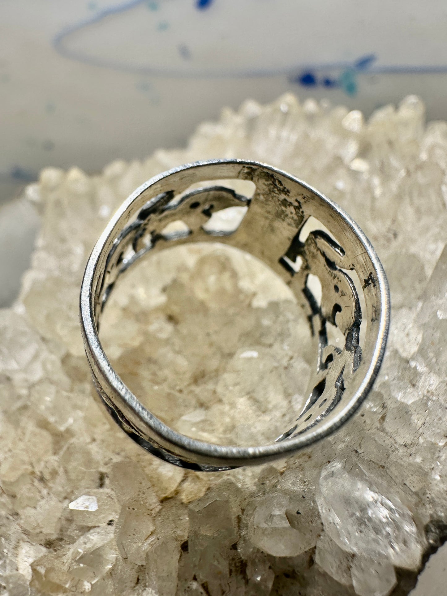 Horse ring Horses band size 5.50 sterling silver cowgirl women girls
