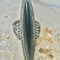 Long Onyx Ring southwest size 4.75 sterling silver women