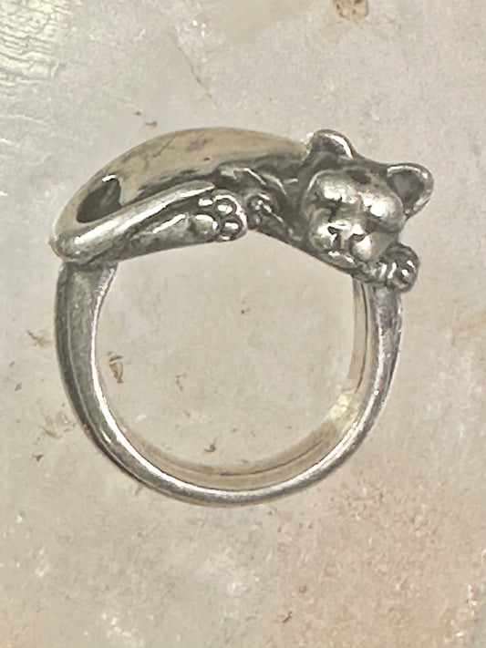 James Yesberger ring cat band size 5.25 sterling silver women girls
