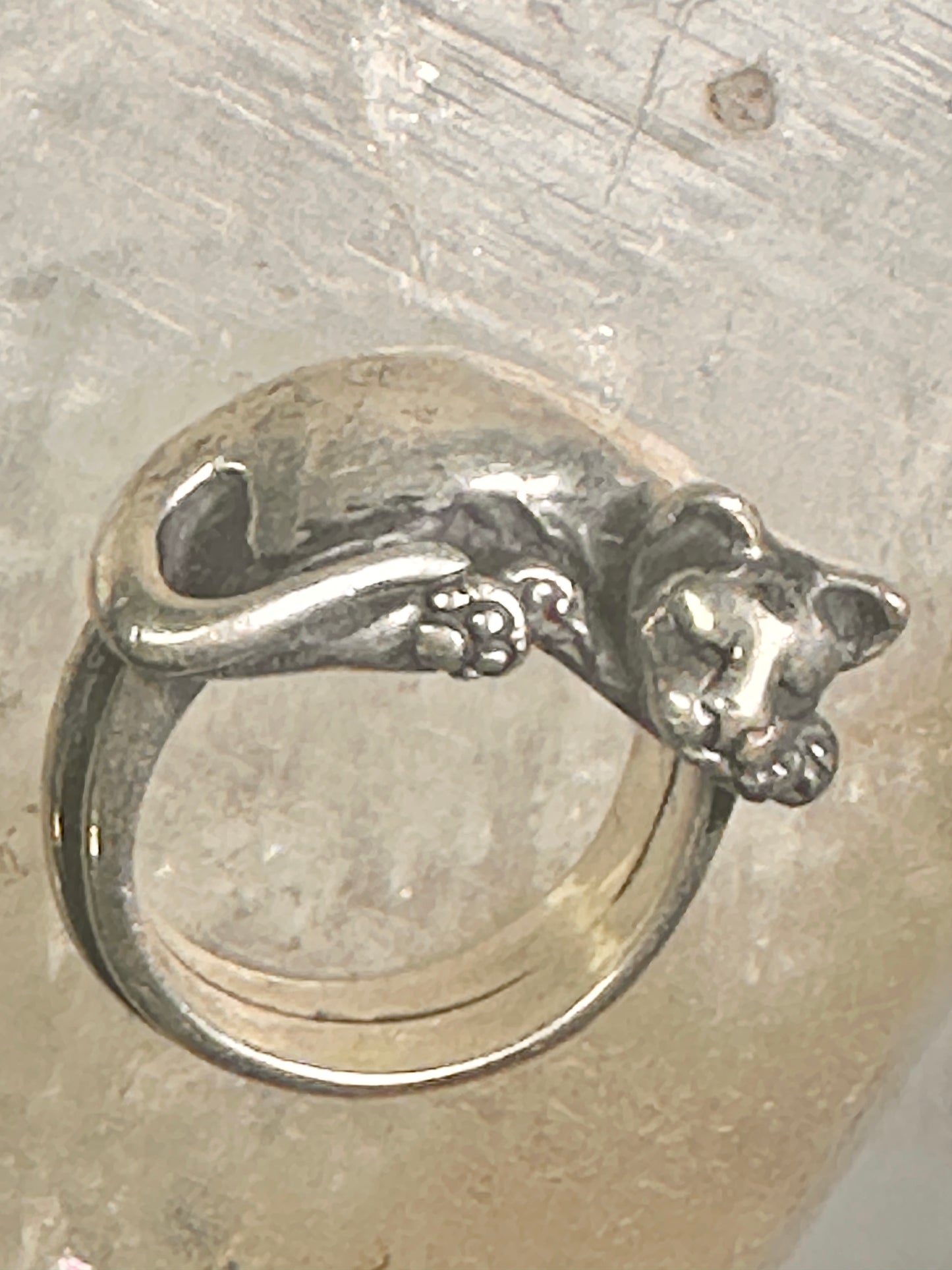 James Yesberger ring cat band size 5.25 sterling silver women girls