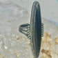 Long Onyx Ring southwest size 4.75 sterling silver women