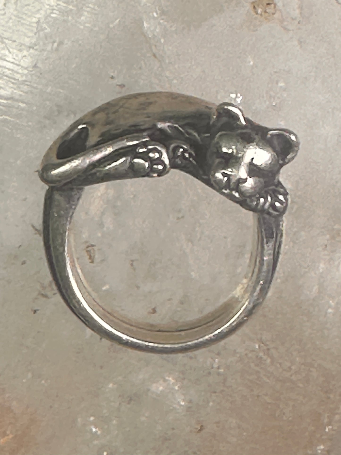 James Yesberger ring cat band size 5.25 sterling silver women girls