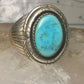 Navajo ring turquoise size 12.75 sterling silver women men