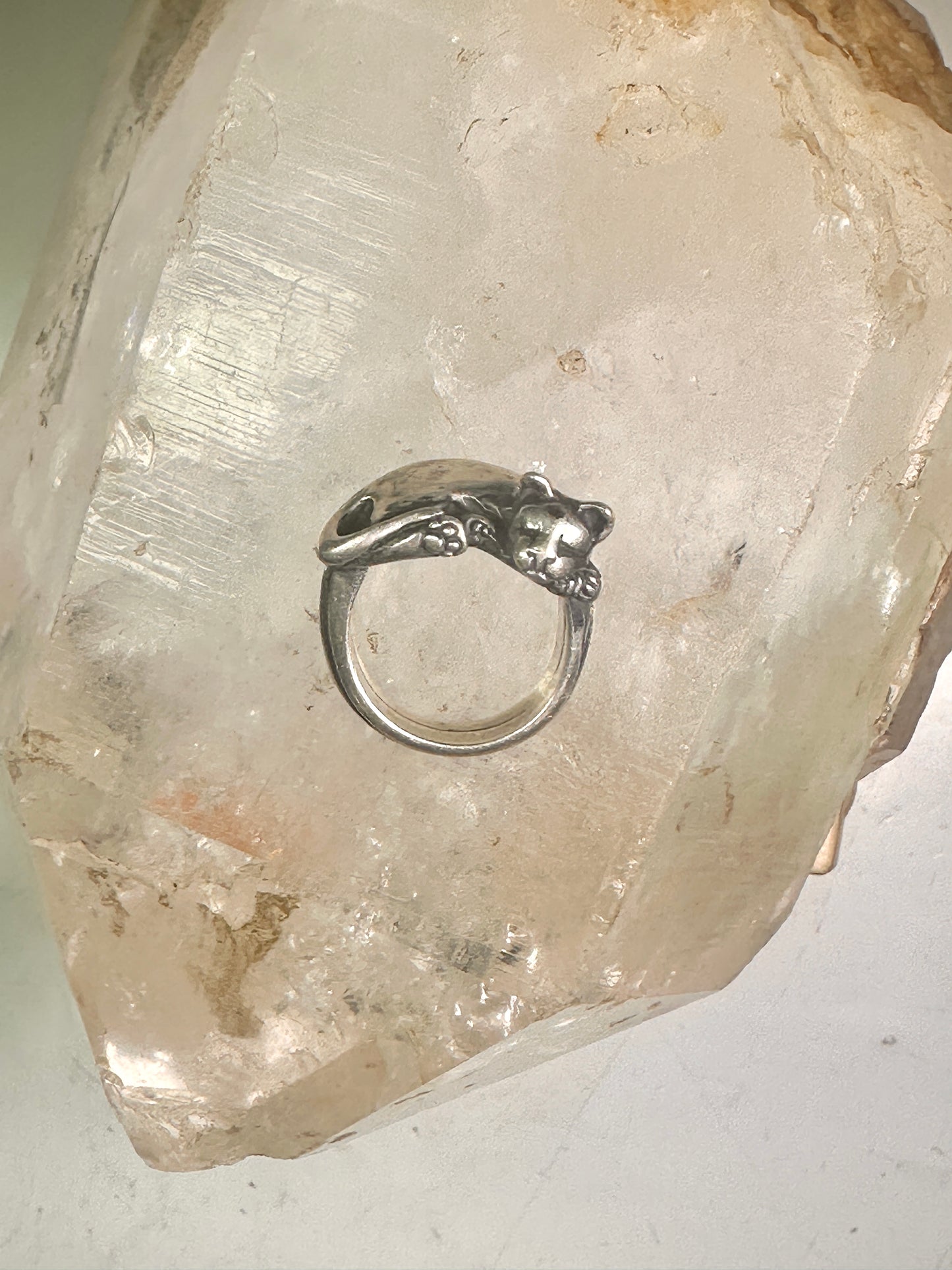 James Yesberger ring cat band size 5.25 sterling silver women girls