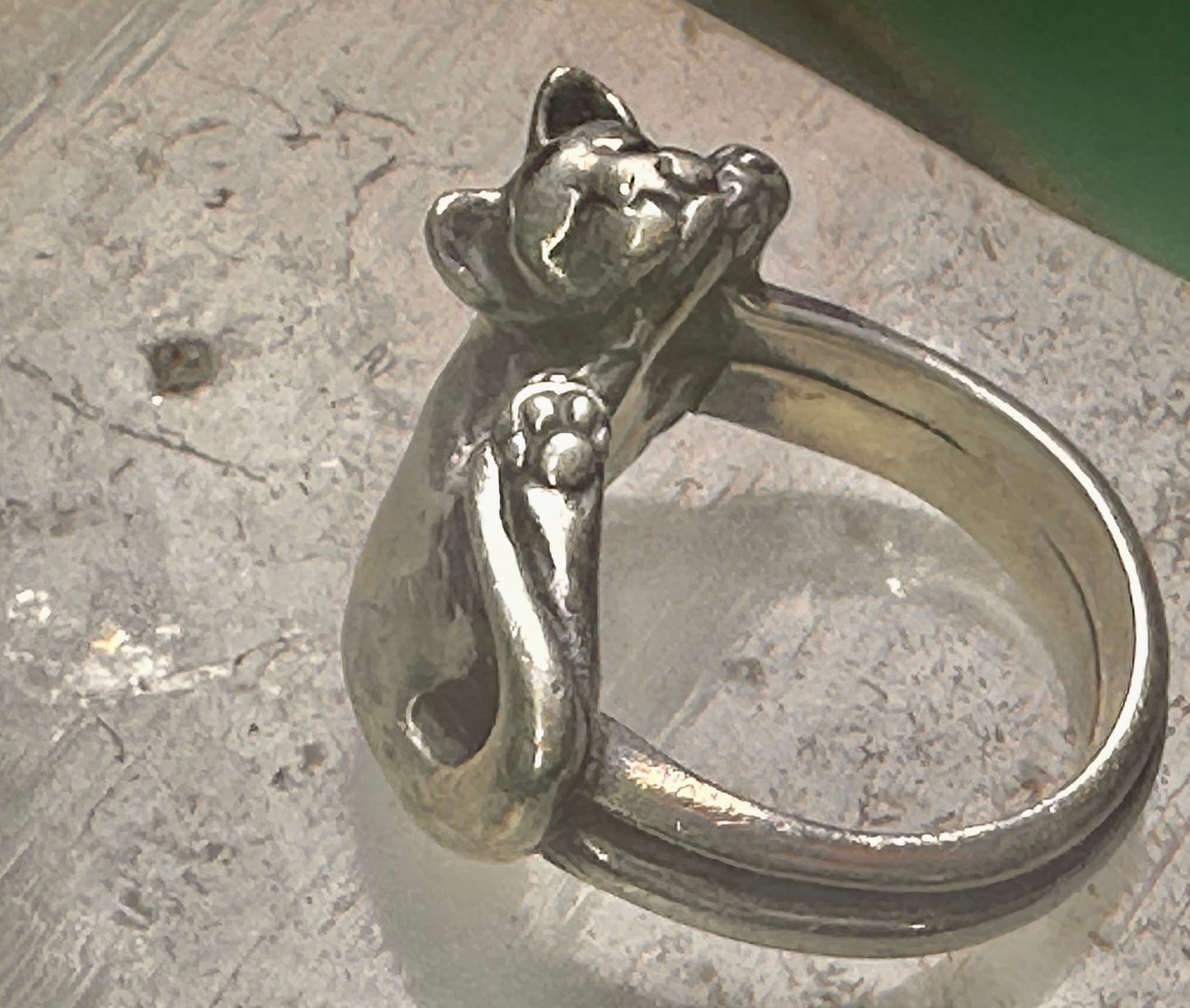 James Yesberger ring cat band size 5.25 sterling silver women girls