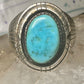 Navajo ring turquoise size 12.75 sterling silver women men