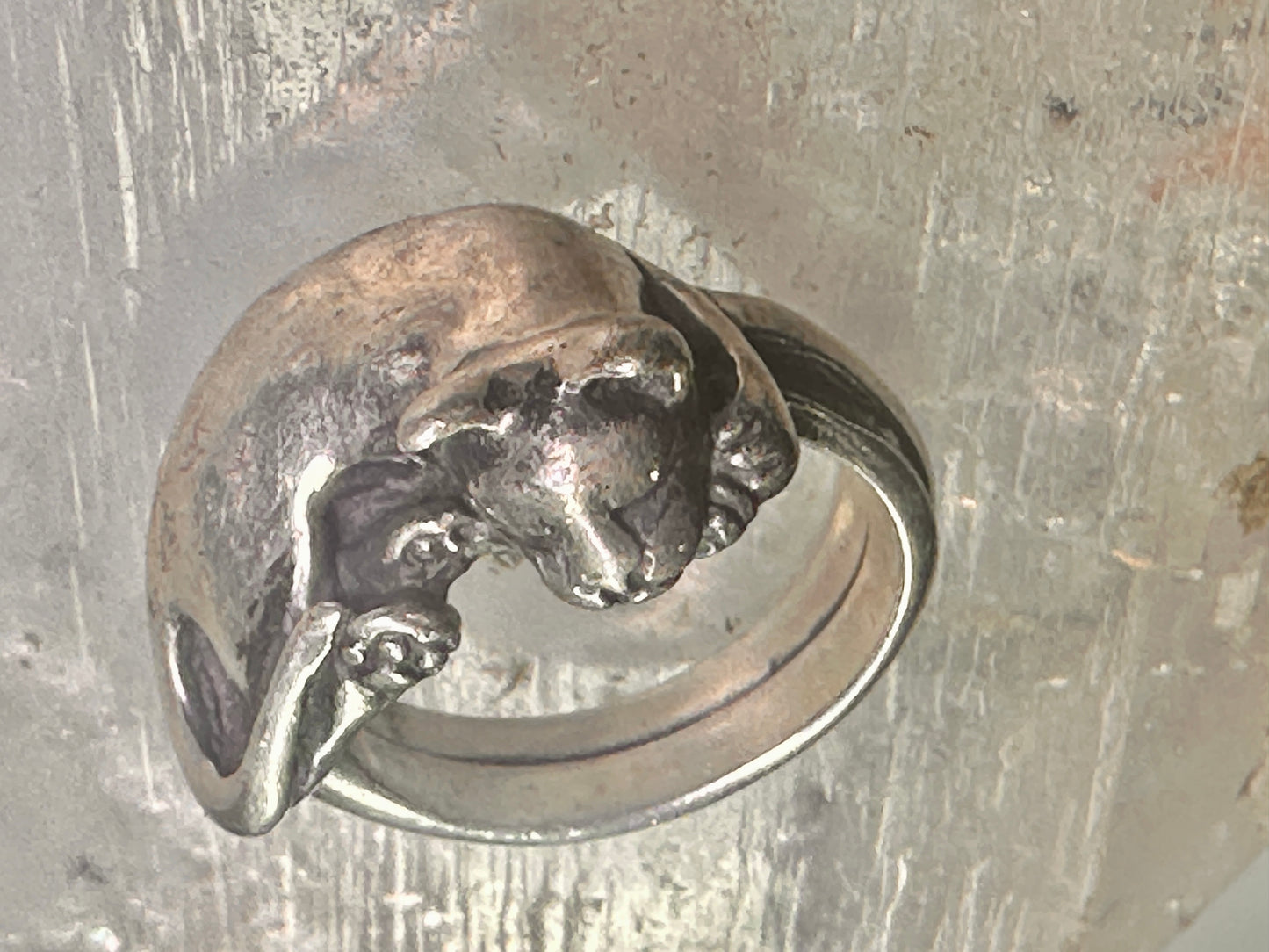 James Yesberger ring cat band size 5.25 sterling silver women girls