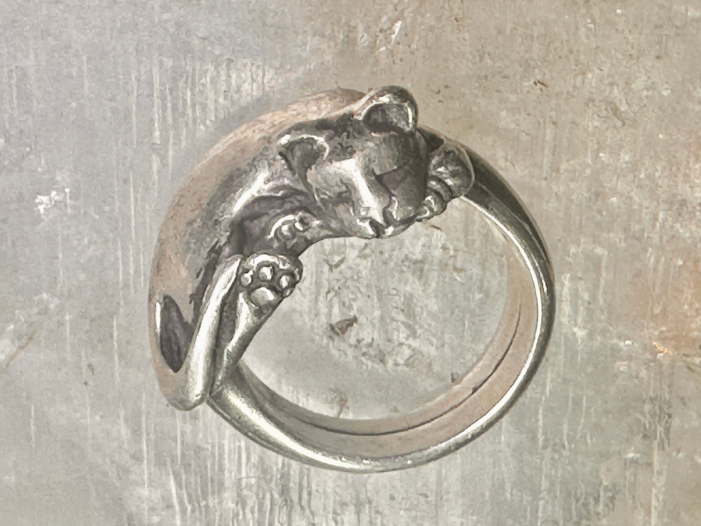 James Yesberger ring cat band size 5.25 sterling silver women girls