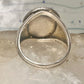 Navajo ring turquoise size 12.75 sterling silver women men