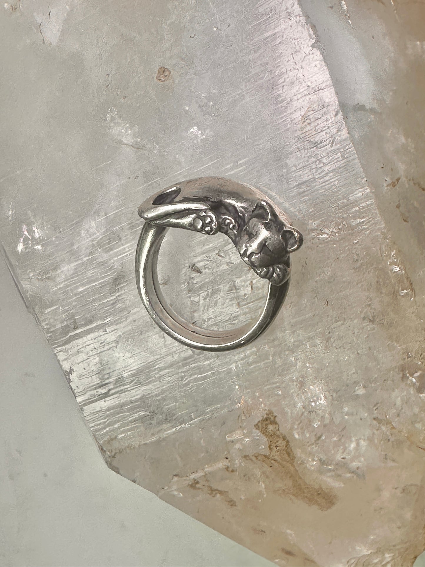 James Yesberger ring cat band size 5.25 sterling silver women girls