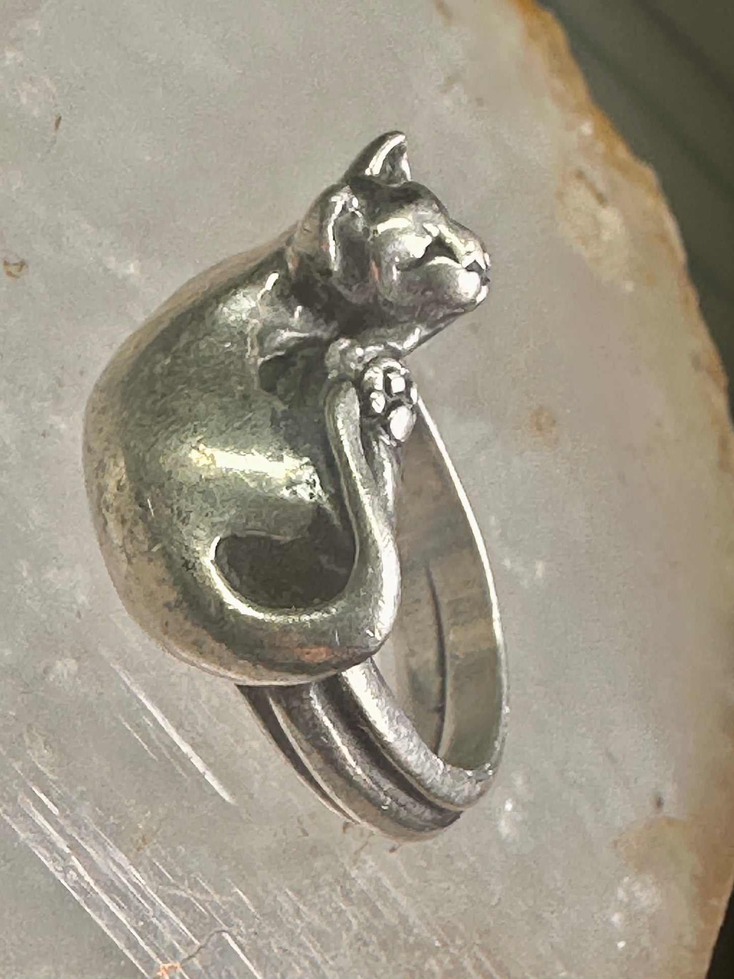 James Yesberger ring cat band size 5.25 sterling silver women girls