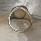 Navajo ring turquoise size 12.75 sterling silver women men