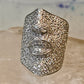 Sonia Bitton ring Face band CZ size 4.50 pinky Sterling silver women