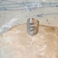 Sonia Bitton ring Face band CZ size 4.50 pinky Sterling silver women