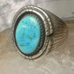 Navajo ring turquoise size 12.75 sterling silver women men