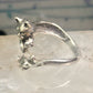 Cat and Mouse ring cat band size 8 sterling silver women girls