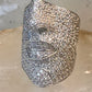 Sonia Bitton ring Face band CZ size 4.50 pinky Sterling silver women