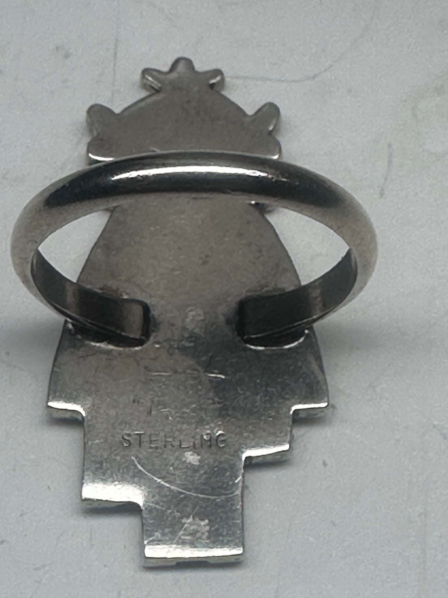 Kachina ring 6.25 Marcus Lomayestewa sterling silver women