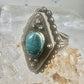 Poison ring Scarab Boho ring size 6.75 sterling silver women