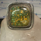 Navajo ring turquoise size 14.7 sterling silver stampings women men