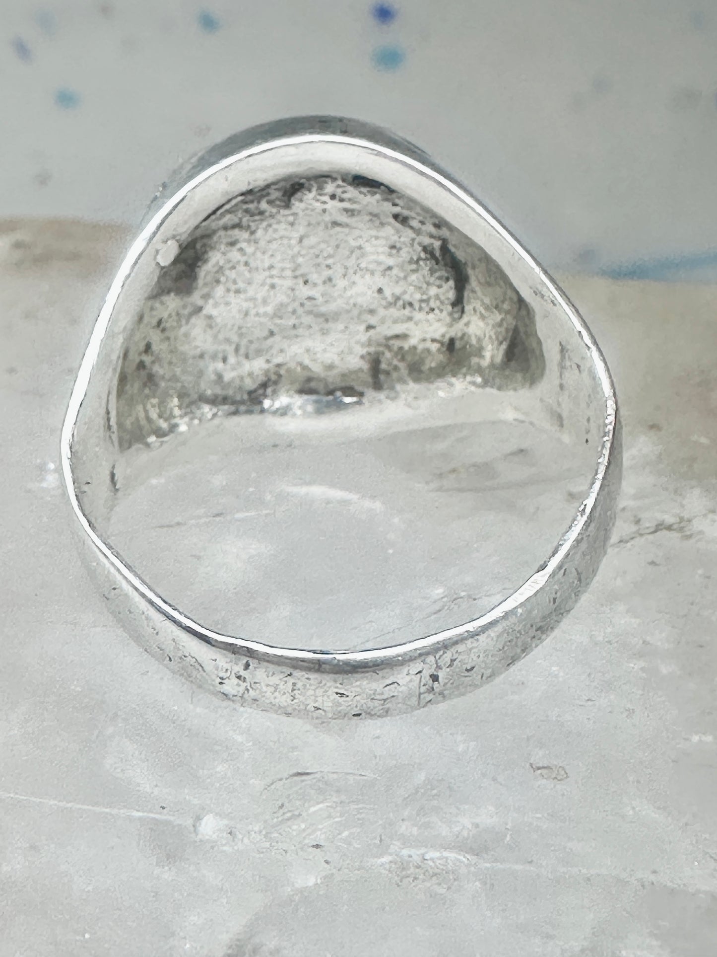 Phoenix Rainbow ring 10.5 turquoise coral seagull mountain sterling silver men women