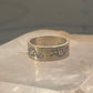 Kokopelli ring fertility southwest band size 4.50 pinky sterling silver women&nbsp;