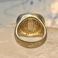 Eric Grossbardt face ring size 5 mop spiny oyster sterling silver detailed w18K women