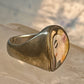 Eric Grossbardt face ring size 5 mop spiny oyster sterling silver detailed w18K women