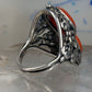 Art Deco ring Floral ring pinky size 4.75 sterling silver women